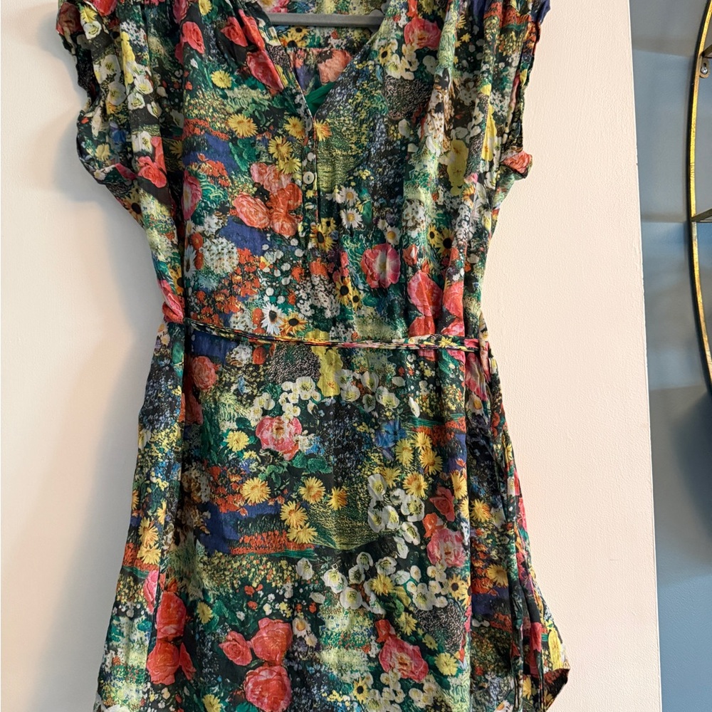 MOTHER Multicolor Floral Dress, Size XS